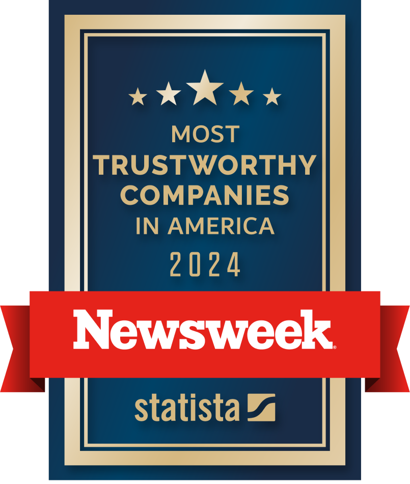 Newsweek - Most Trustworthy Companies in America 2024 award